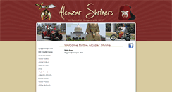 Desktop Screenshot of alcazarshriners.com